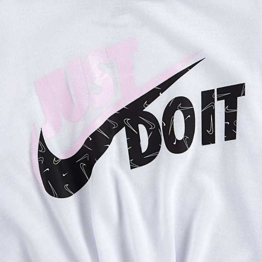 🚩SOLD🚩NWT Girl's 3T NIKE Logo Tie Front Top - Picture 2 of 2